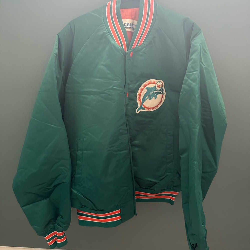 Vintage Miami Dolphins Bomber Jacket